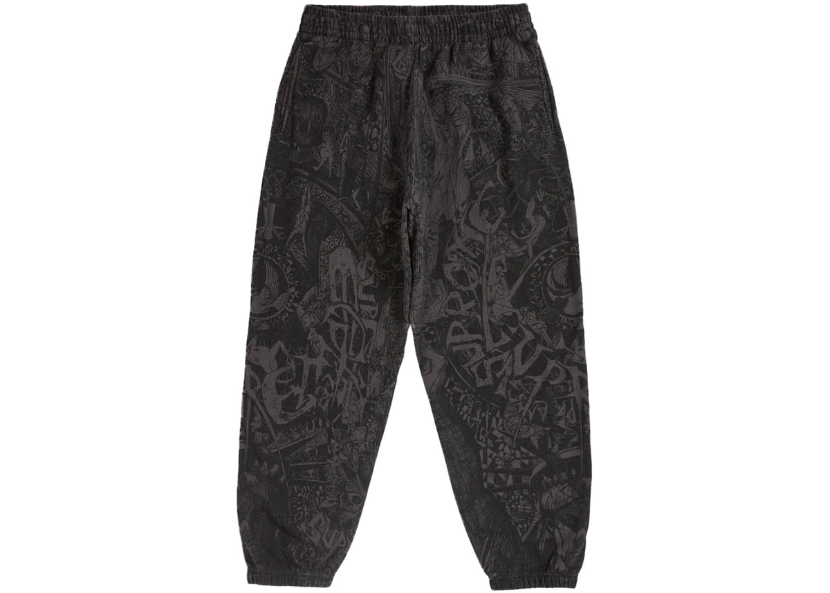 Supreme Liberty Sweatpant Washed Black - vue secondaire A