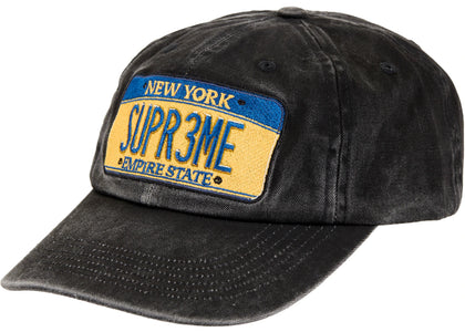 Supreme License Plate 6-Panel (FW25) Black - product view 2