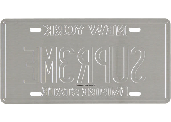 Supreme License Plate Multicolor