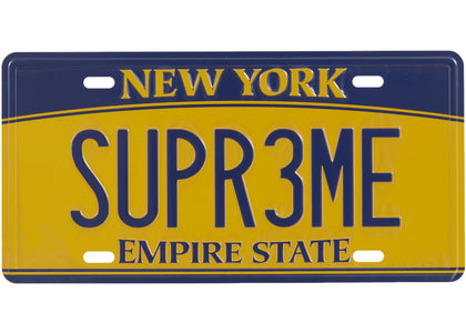Supreme License Plate Multicolor sneakers - authentic Supreme shoes