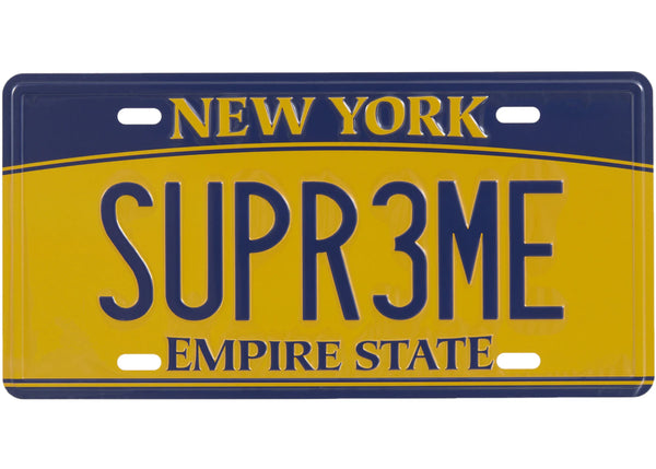 Supreme License Plate Multicolor sneakers - authentic Supreme shoes