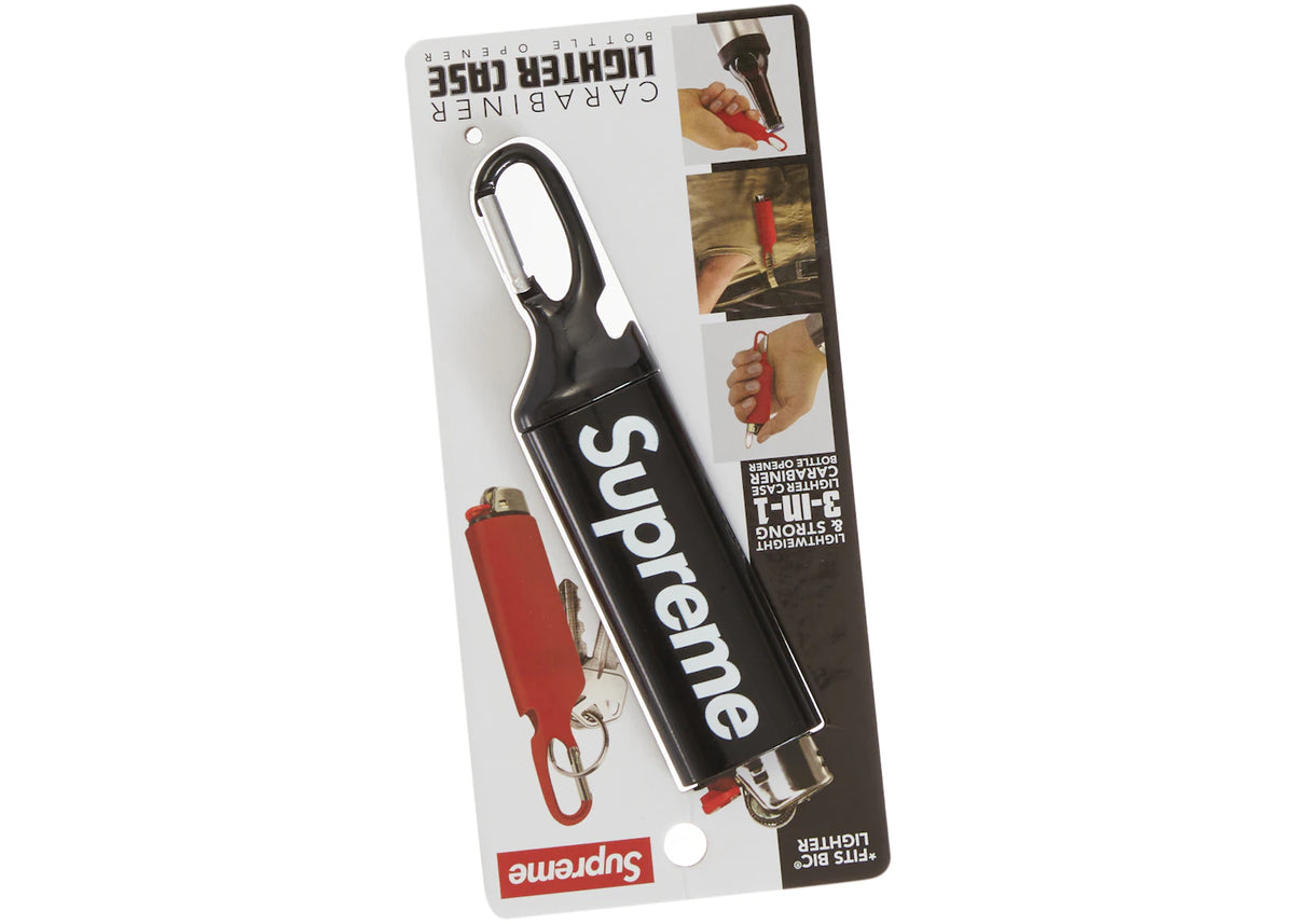 Supreme Lighter Case Carabiner Black - vue secondaire B