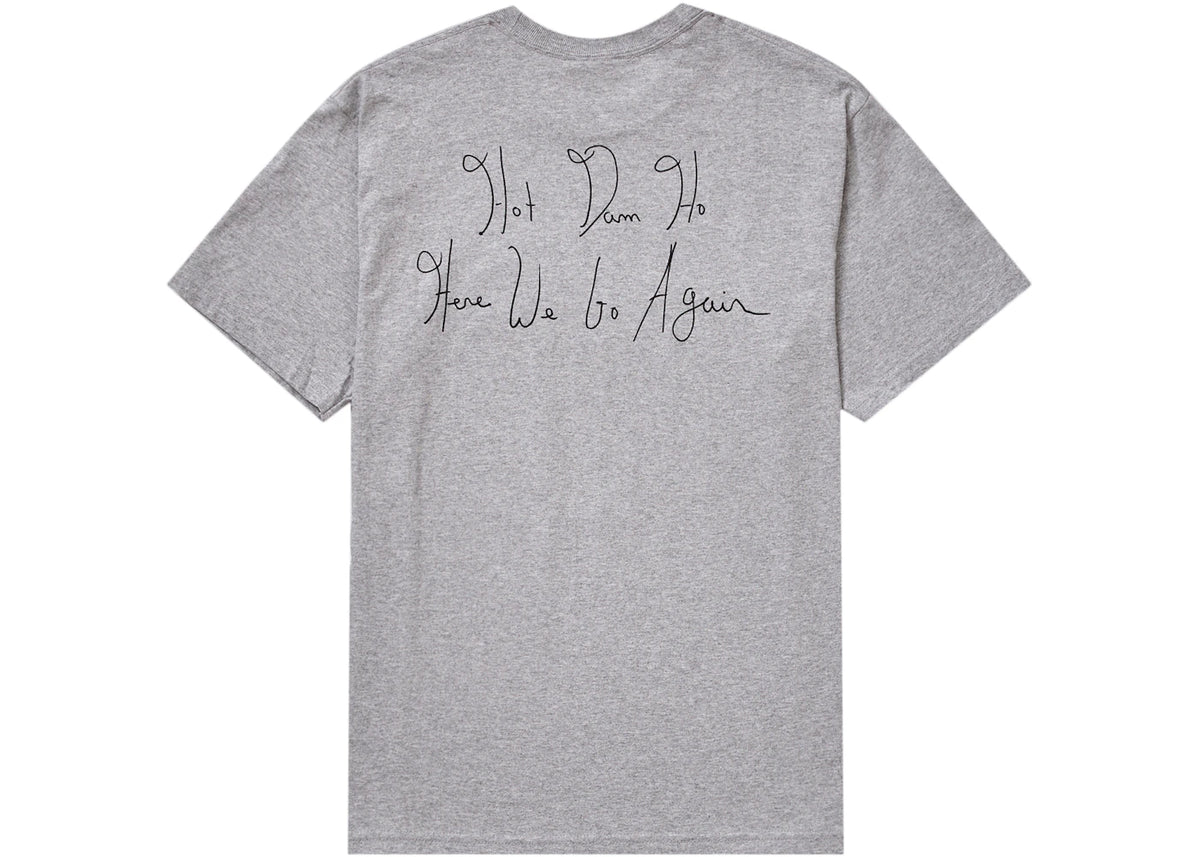 Supreme Lil Kim Tee Heather Grey - vue secondaire B
