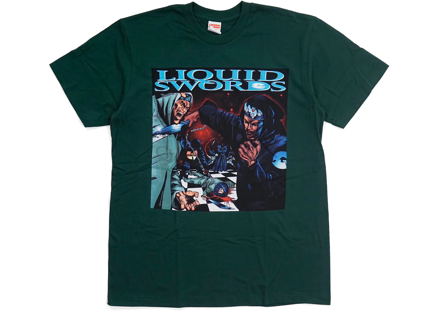 Supreme Liquid Swords Tee Dark Green - vue secondaire A