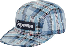 Supreme Lochcarron Camp Cap (FW25) Light Blue - vue 360