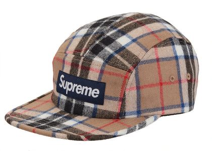 Supreme Lochcarron Camp Cap Tan Plaid - product view 2