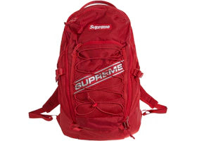 Supreme Logo Backpack Red - vue 360