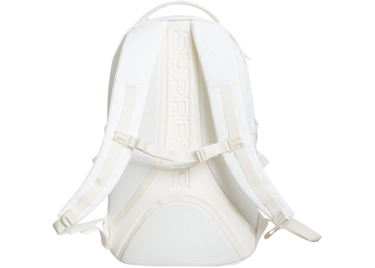 Supreme Logo Backpack White - vue secondaire B