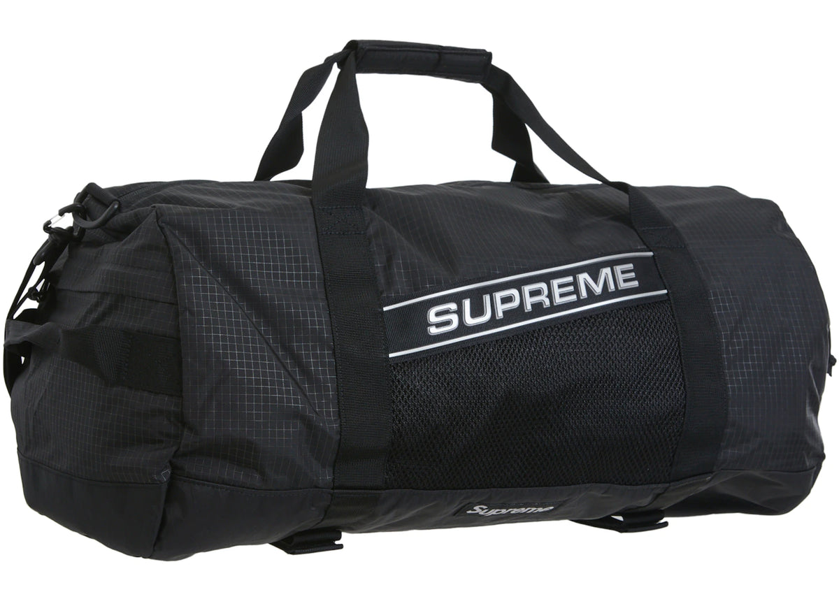 Supreme Logo Duffle Bag Black - vue secondaire B
