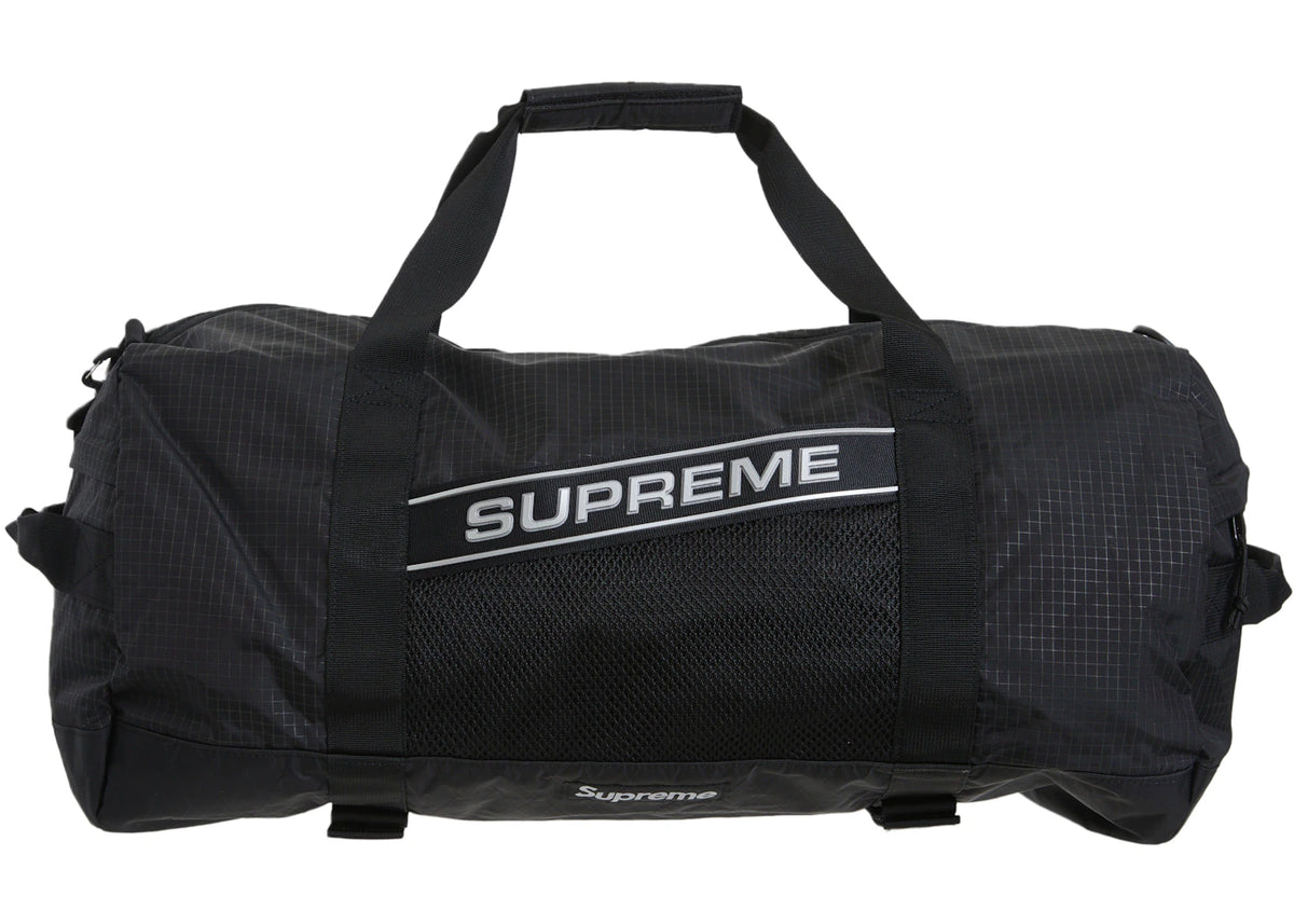 Supreme Logo Duffle Bag Black - vue secondaire A