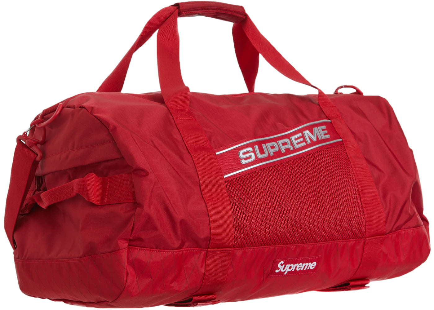 Supreme Logo Duffle Bag Red - vue secondaire B