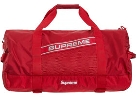 Supreme Logo Duffle Bag Red