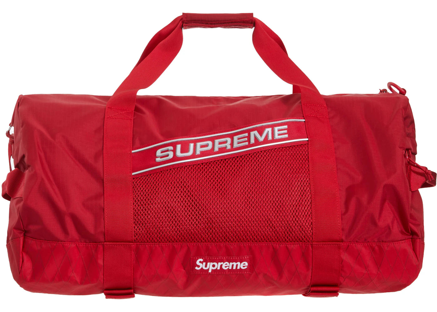 Supreme Logo Duffle Bag Red - vue secondaire A