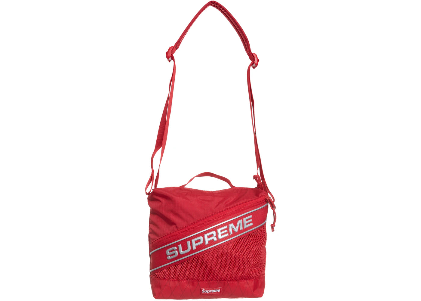 Supreme Logo Shoulder Bag Red - vue secondaire A
