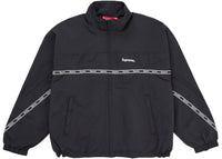 Supreme Logo Taping Track Jacket Black