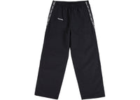 Supreme Logo Taping Track Pant Black