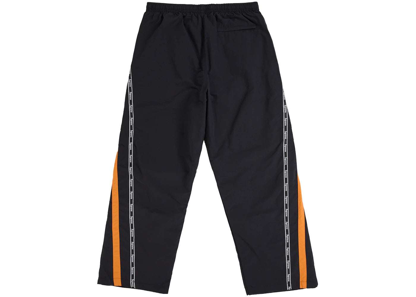 Supreme Logo Taping Track Pant Orange - vue secondaire B