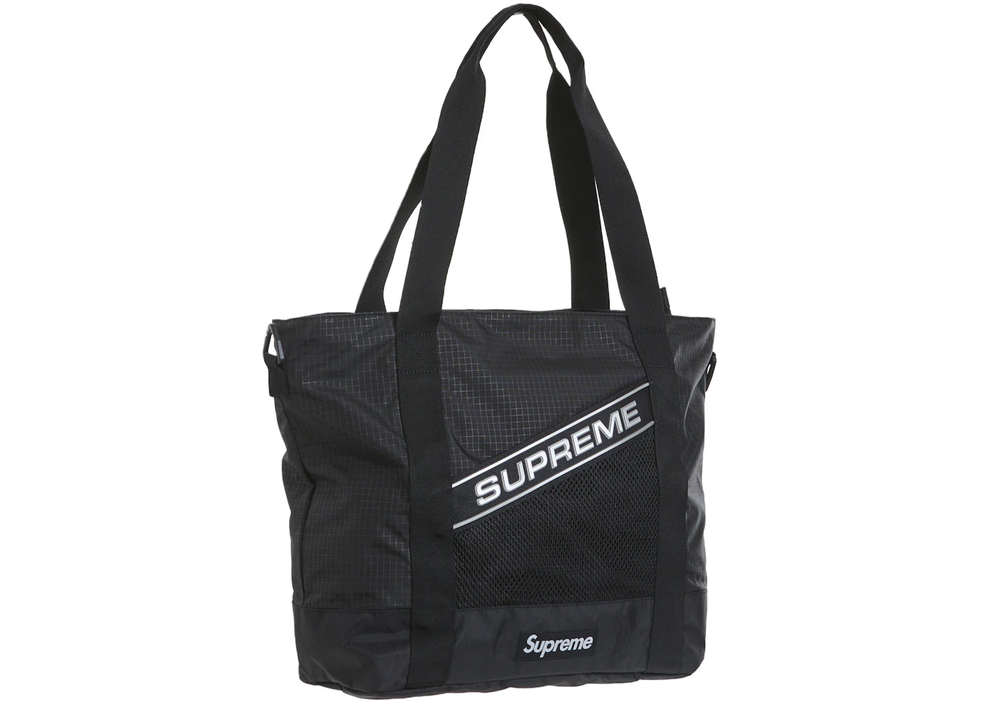 Supreme Logo Tote Bag Black - vue secondaire B