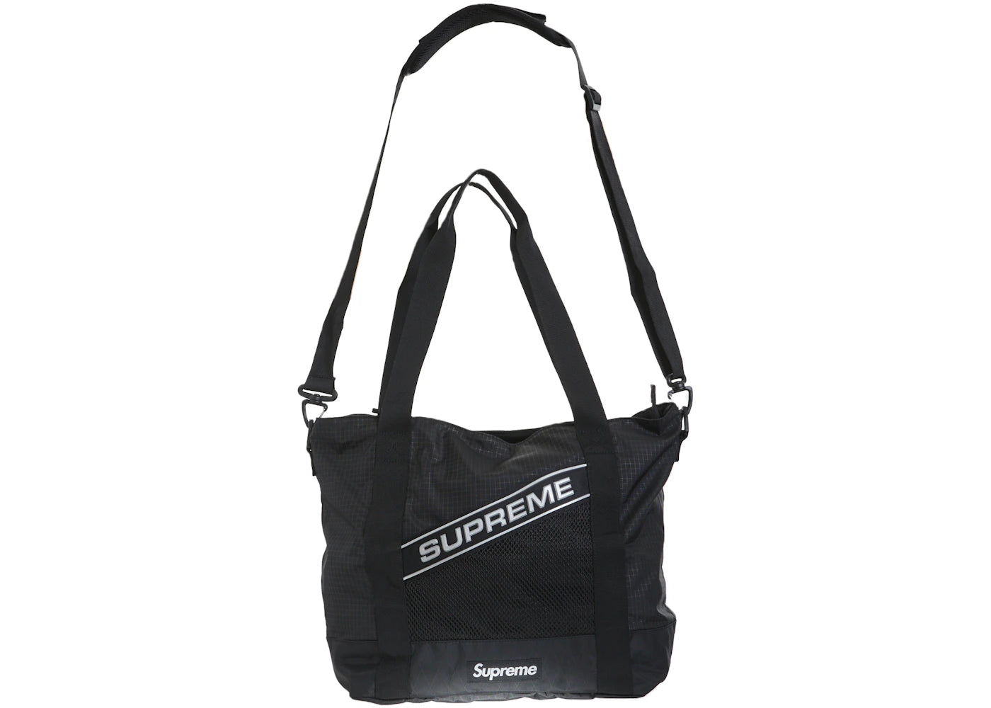 Supreme Logo Tote Bag Black - vue secondaire A
