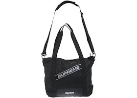 Supreme Logo Tote Bag Black - authentic Supreme product