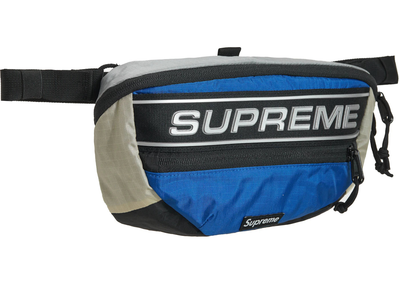 Supreme Logo Waist Bag Blue - vue secondaire B