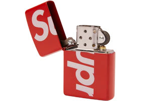 Supreme Logo Zippo Red - authentic Supreme product