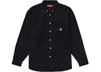 Supreme Loose Fit Flannel Oxford Shirt Black