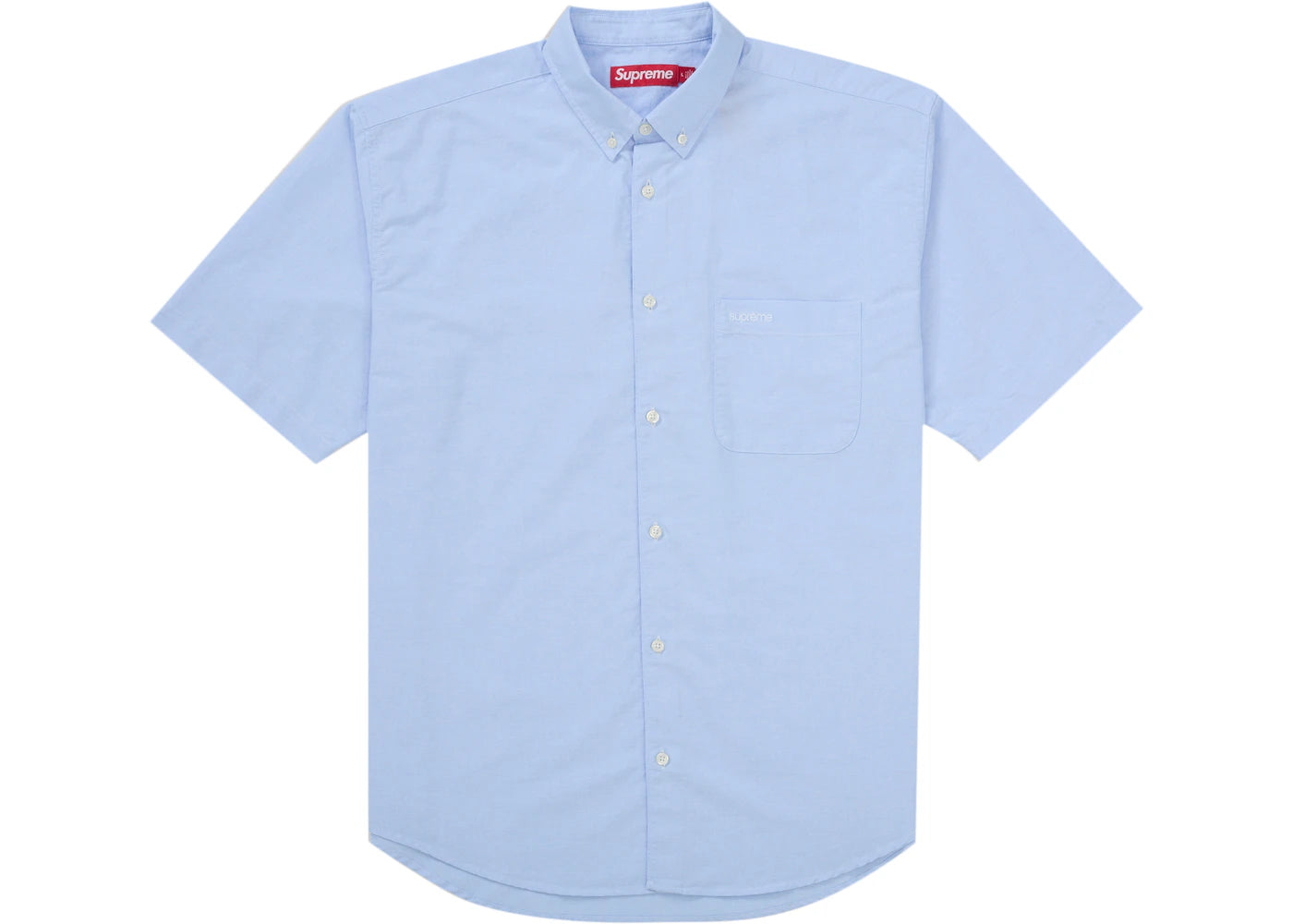 Supreme Loose Fit Oxford S/S Shirt (FW26) Light Blue - vue secondaire A