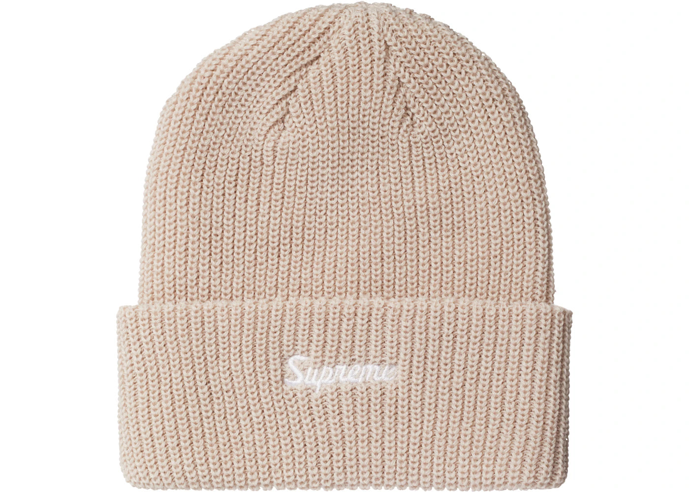 Supreme Loose Gauge Beanie (FW21) Taupe - vue 360