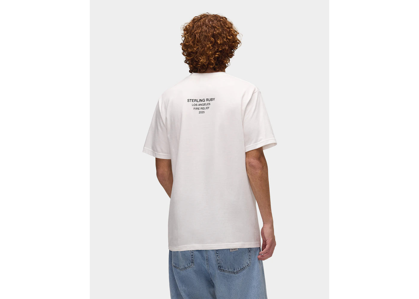 Supreme Los Angeles Fire Relief Box Logo Tee White