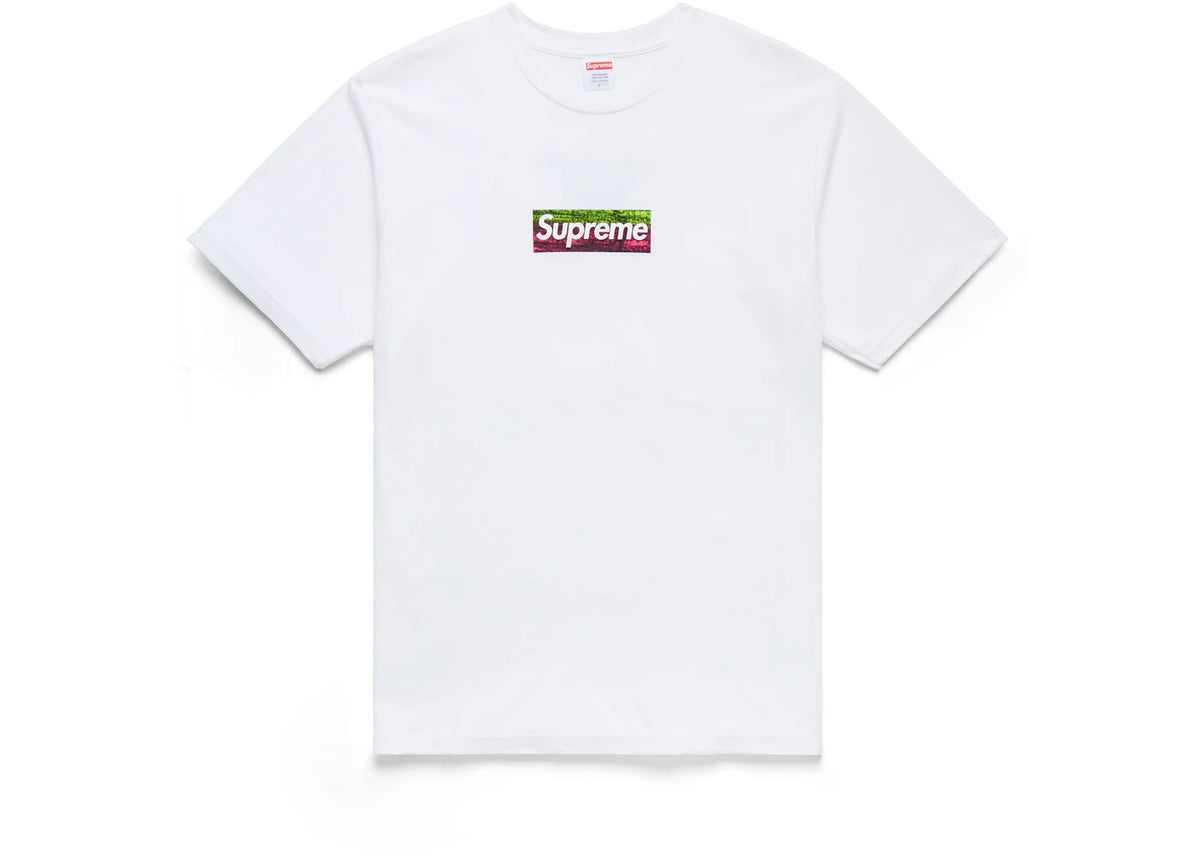 Supreme Los Angeles Fire Relief Box Logo Tee White - vue 360