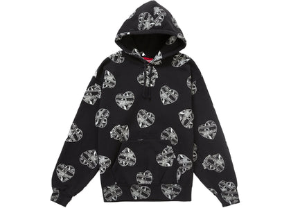 Supreme Love Cash Hooded Sweatshirt Black - apparel view 2