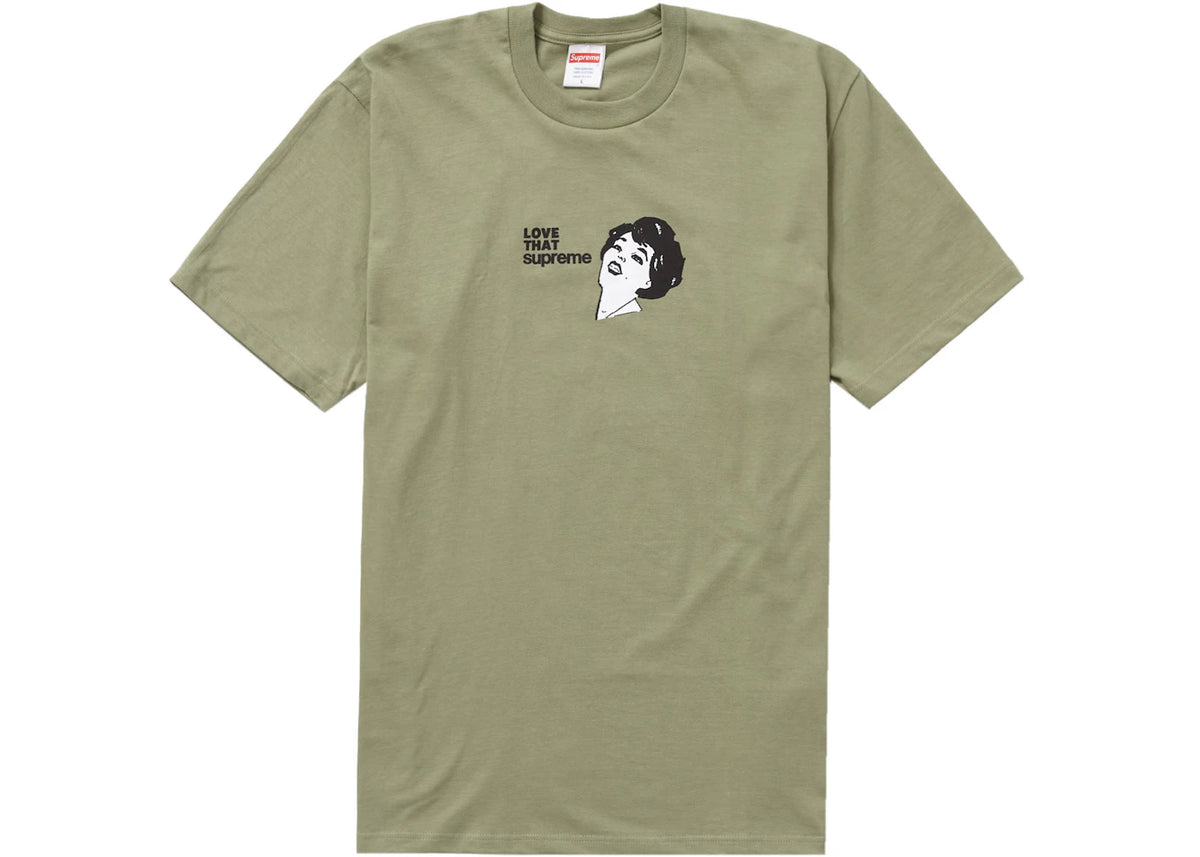 Supreme Love That Tee Light Olive - vue 360