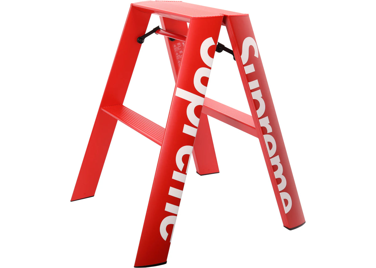 Supreme Lucano Step Ladder Red - vue 360