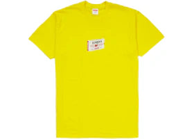 Supreme Luden's Tee Yellow - vue 360