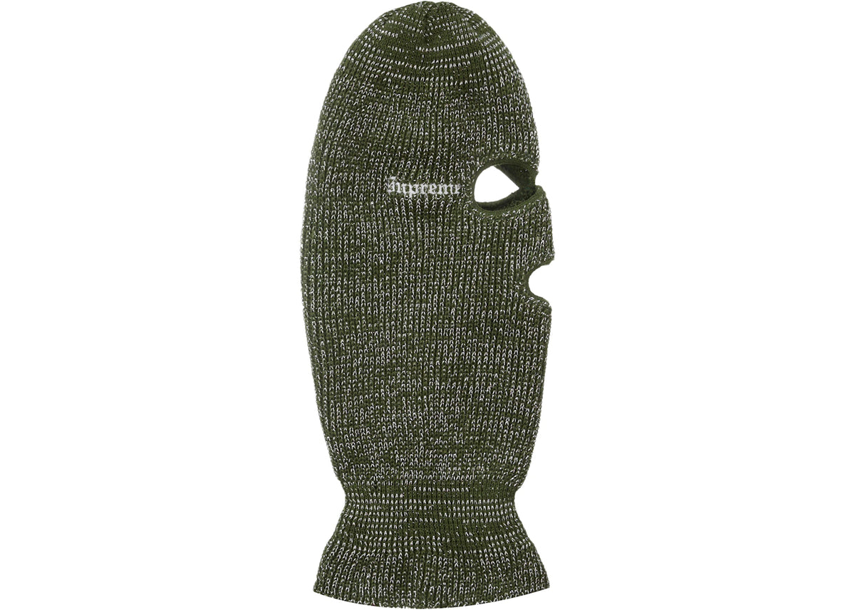 Supreme Lurex Balaclava Green - vue secondaire B