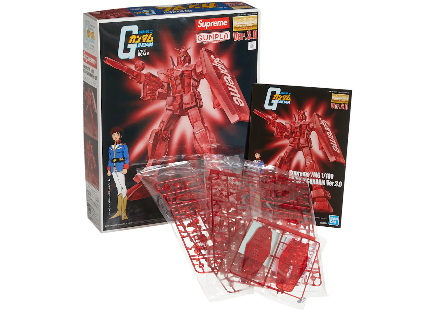 Supreme MG 1/100 RX-78-2 GUNDAM Ver. 3.0 Action Figure - vue secondaire A