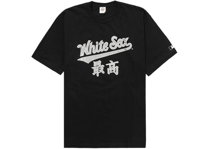 Supreme MLB Chicago White Sox Kanji Teams Tee Black - product view 2