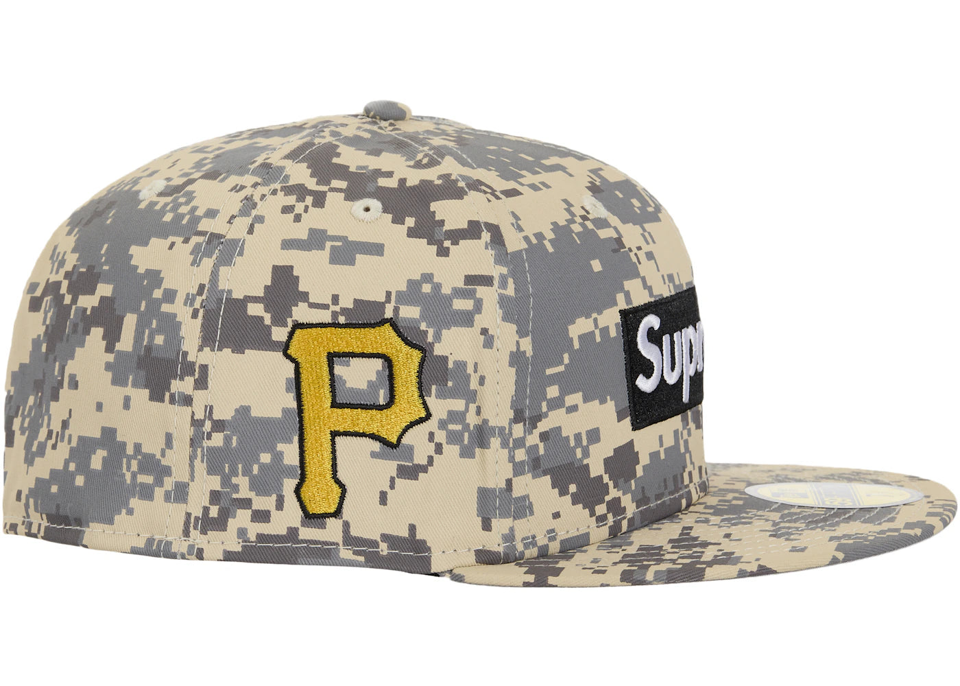 Supreme MLB Teams Box Logo New Era 59Fifty Cap Digital Camo - vue secondaire B
