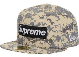 Supreme MLB Teams Box Logo New Era 59Fifty Cap Digital Camo