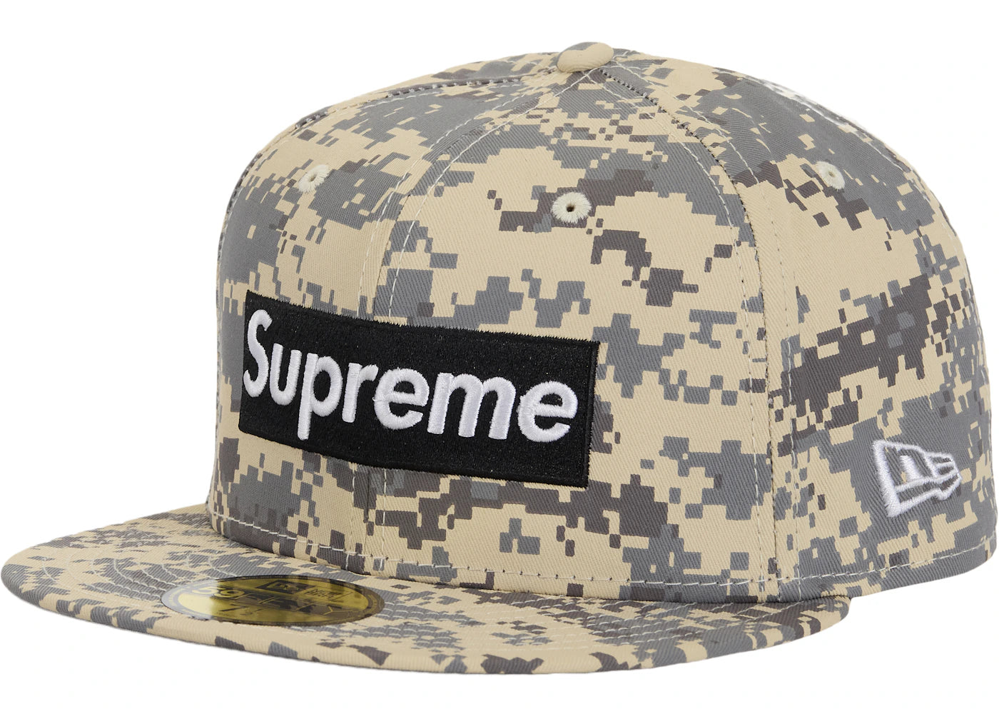 Supreme MLB Teams Box Logo New Era 59Fifty Cap Digital Camo - vue secondaire A