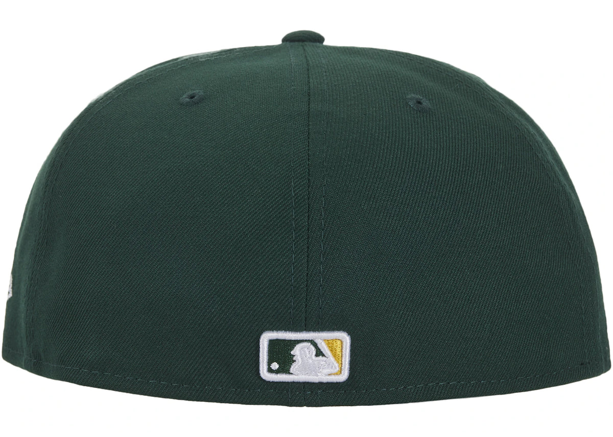 Supreme MLB Teams Box Logo New Era 59Fifty Cap Green - vue secondaire B
