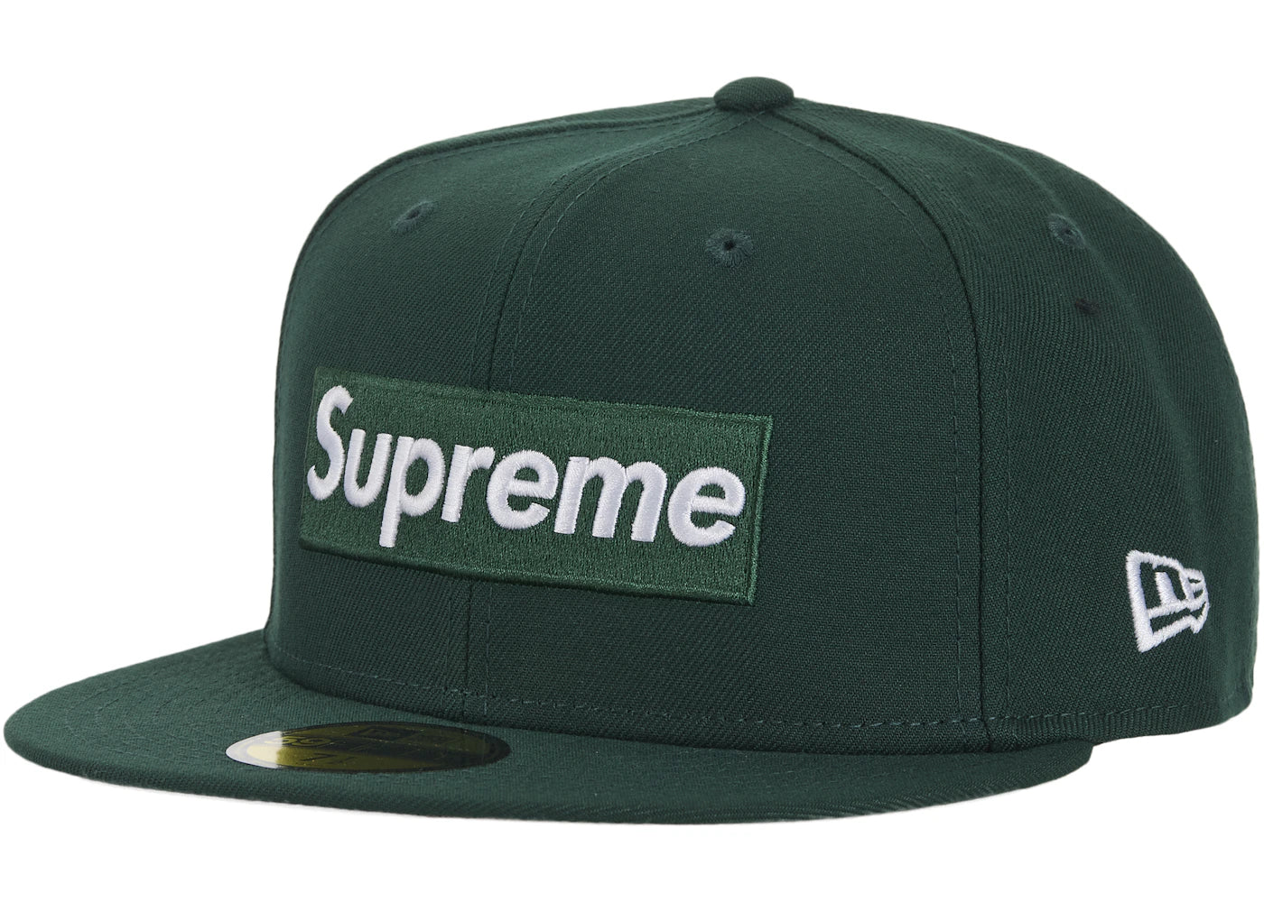 Supreme MLB Teams Box Logo New Era 59Fifty Cap Green - vue secondaire A
