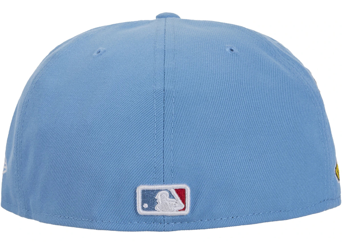Supreme MLB Teams Box Logo New Era 59Fifty Cap Light Blue - vue secondaire B