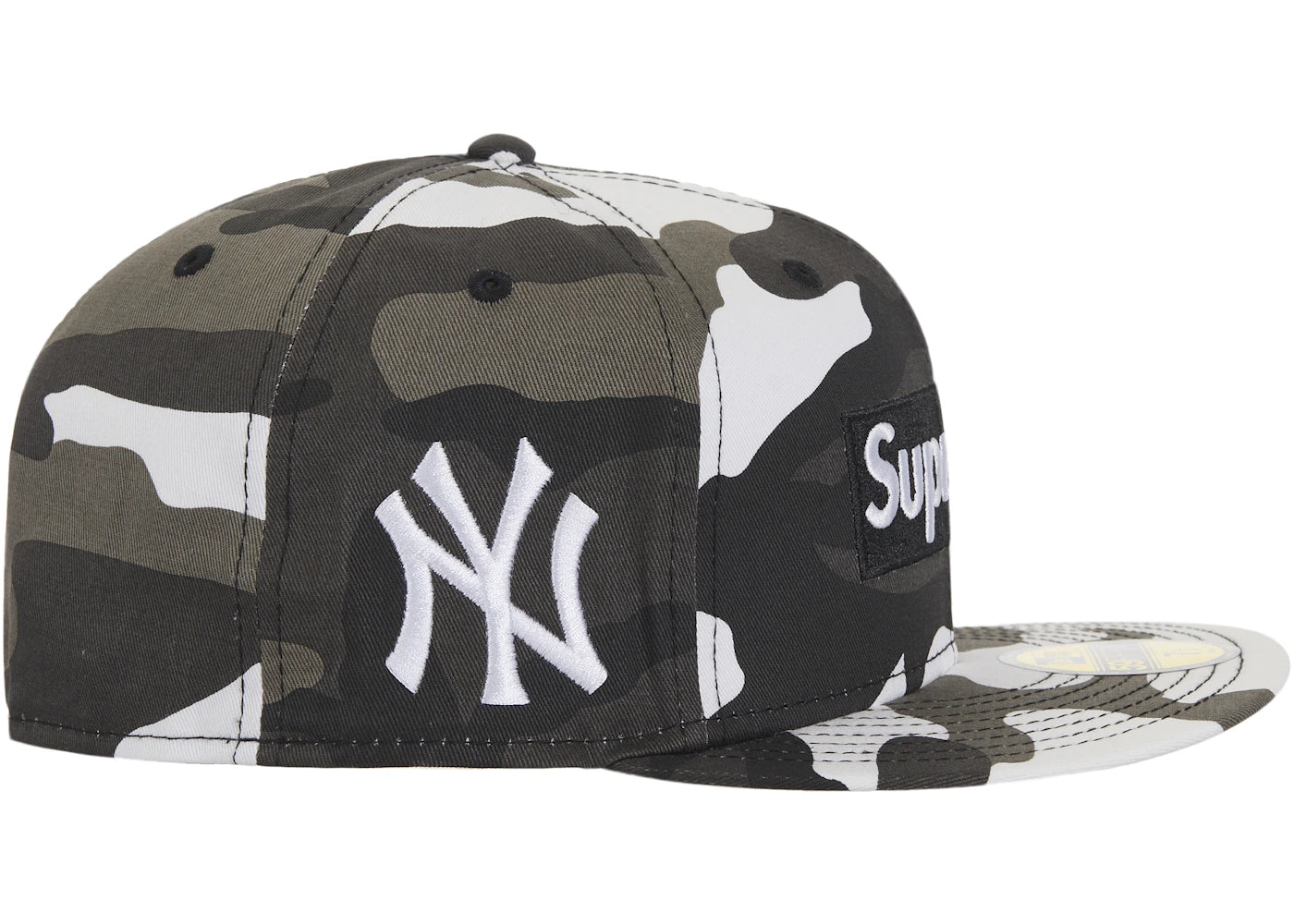 Supreme MLB Teams Box Logo New Era 59Fifty Cap Snow Camo - vue secondaire B