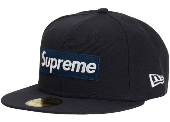 Supreme MLB Teams New York Box Logo New Era 59Fifty Fitted Cap Navy sneakers - authentic Supreme shoes