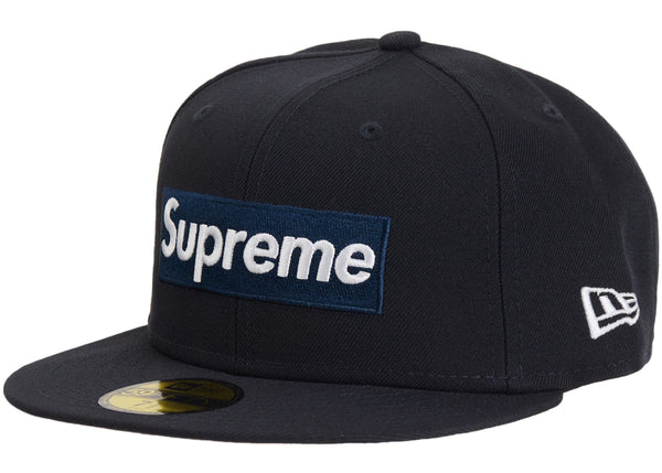 Supreme MLB Teams New York Box Logo New Era 59Fifty Fitted Cap Navy sneakers - authentic Supreme shoes