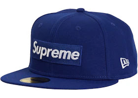 Supreme MLB Teams Los Angeles Box Logo New Era 59Fifty Fitted Cap Dark Royal - vue 360