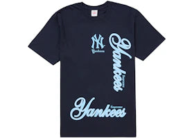 Supreme MLB Teams NY Tee Navy - vue 360
