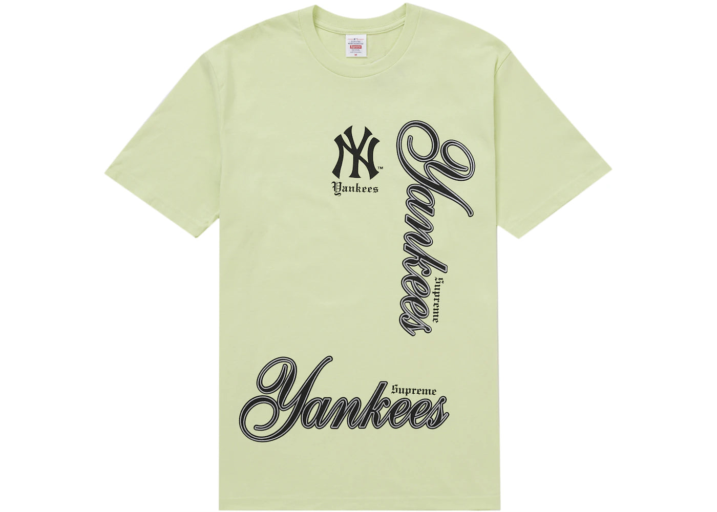Supreme MLB Teams NY Tee Pale Mint - vue 360